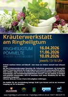 16.04. 11.06. 10.09. Kräuterwerkstatt