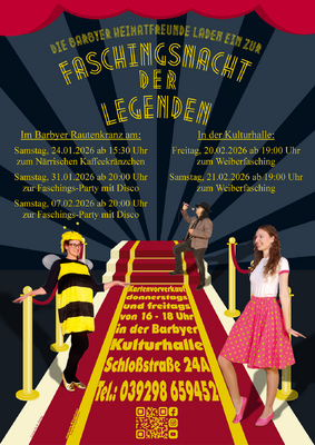 Januar Februar Faschingsnacht der Legenden Heimatfreunde