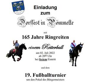 Dorffest Pömmelte